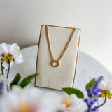 Open Circle Chain Necklace