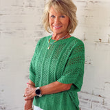 Open Knit Crochet Sweater