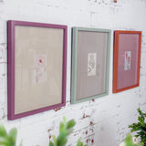 Wood Framed Glass Matte Photo Frame