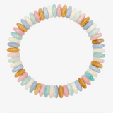 Pastel Disc Bead Stretch Bracelet