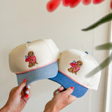 Patriotic Dog Embroidered Trucker Hat