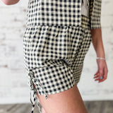 Picnic Perfect Gingham Tie Shorts