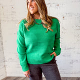 Pintuck Stripe Sweater