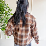 Plaid Zip-Up Jacket