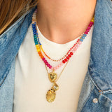 Rainbow Layered Necklace Set