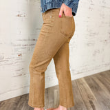 Risen Mid Rise Crop Straight Pants