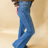 Risen High Rise Flare Jeans