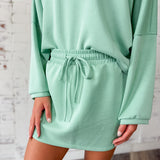 Scuba Drawstring Skort