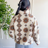 Sherpa Aztec Print Quarter-Zip Pullover
