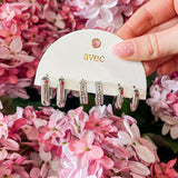 Trio Huggie Hoop Earring Set