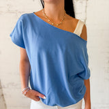 Slouchy Off-Shoulder Tee