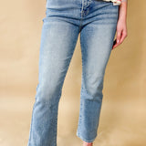 Smooth Sailing High-Rise Crop Denim