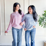 Soft Stripe Lightweight Knit Sweater