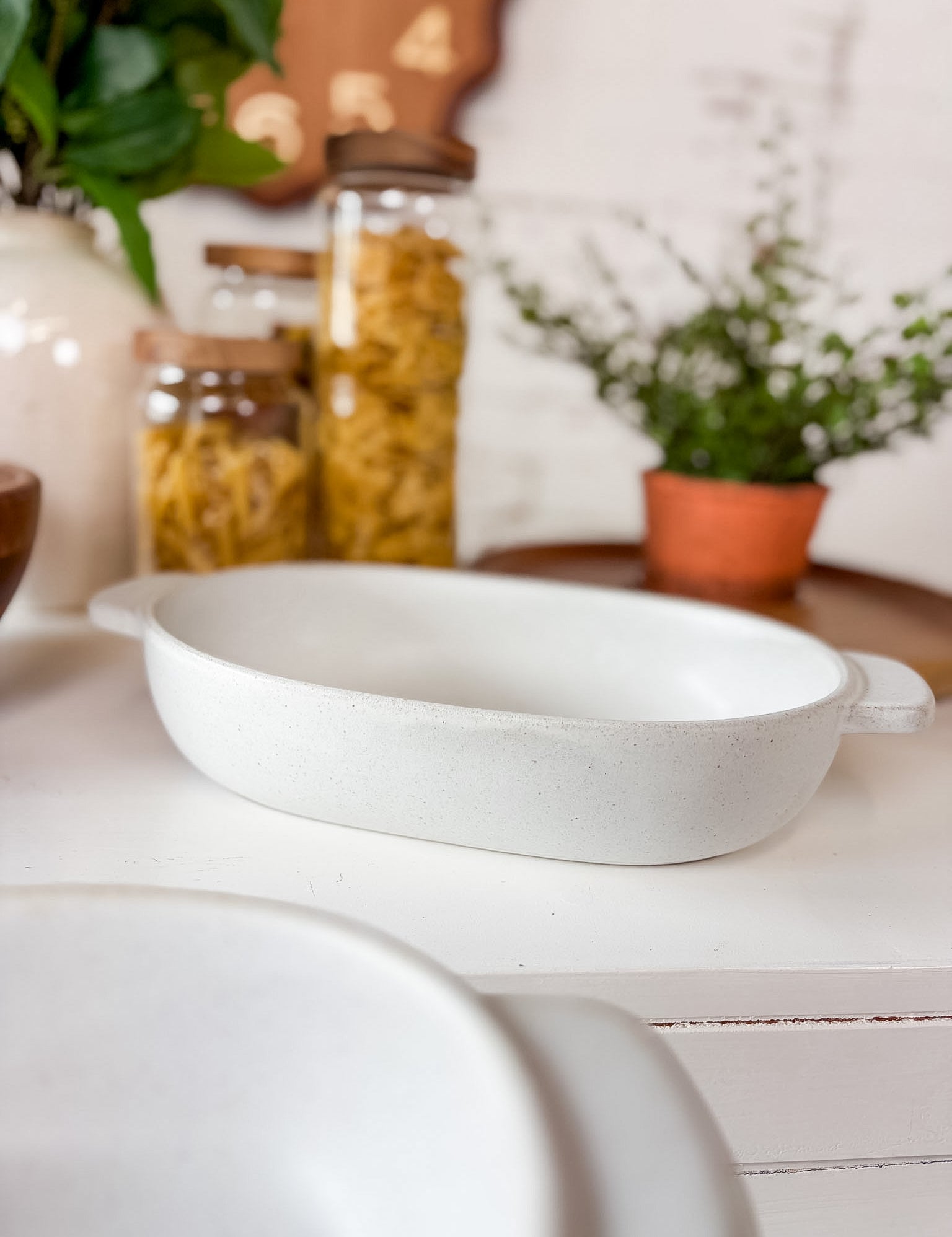 Ceramic Serving Dish with Handles