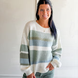 Striped Crew Neck Sweater