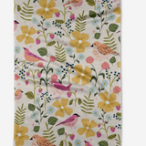 Summer Songbirds Tea Towel