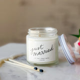 Just Married Candle