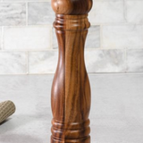 Tall Wood Pepper Mill