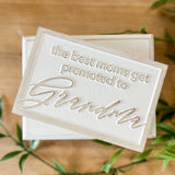 Promoted Grandma Carved Block
