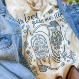 The Lord Guides Our Steps Tee