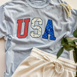 USA Patchwork Graphic Tee