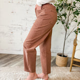 Vervet Blue High Rise Slim Barrel Pants