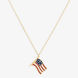 Wavy Flag Necklace
