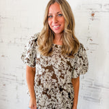 Wildflower Puff Sleeve Top