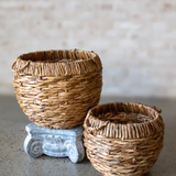 Water Hyacinth Round Baskets