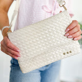 Wrenlee Woven Flap Crossbody